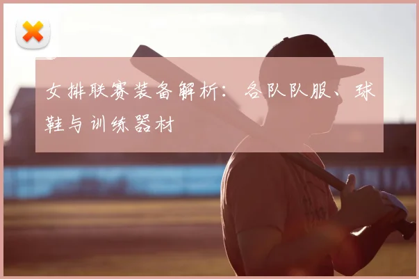 女排联赛装备解析:各队队服、球鞋与训练器材