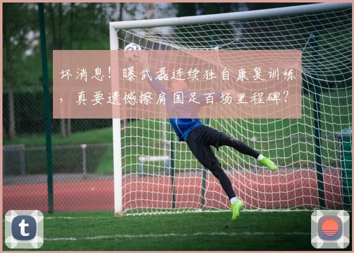 坏消息!曝武磊连续独自康复训练,真要遗憾擦肩国足百场里程碑?