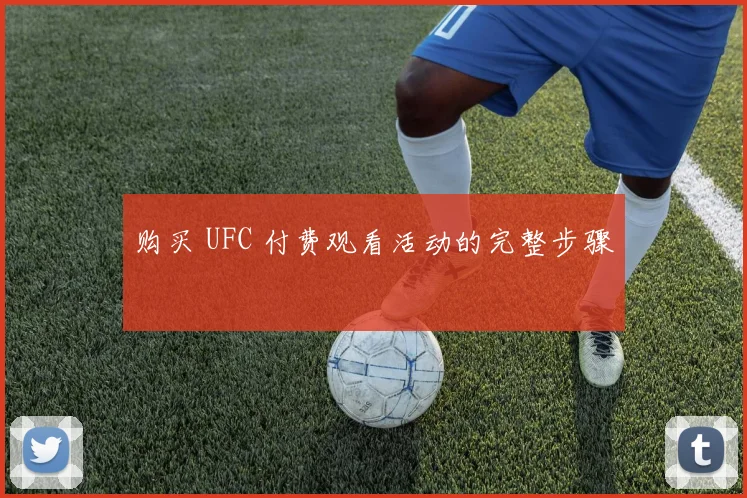 购买 UFC 付费观看活动的完整步骤
